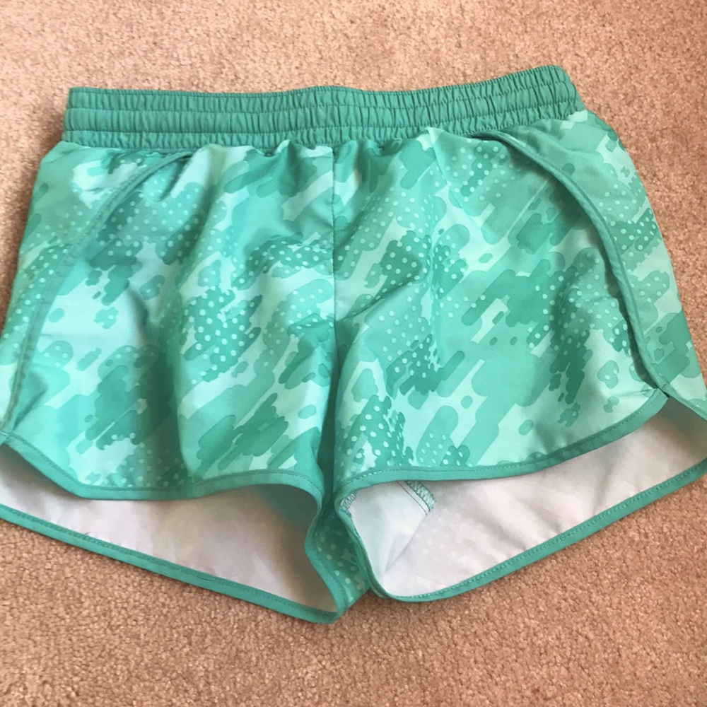 Blue athletic shorts